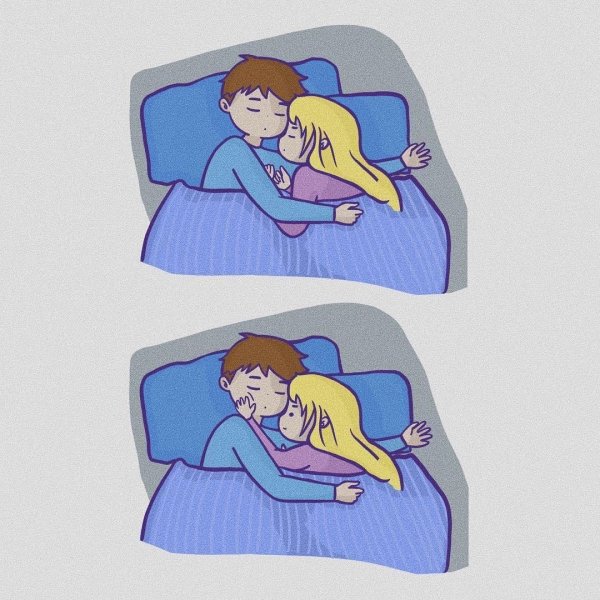 обнимашки перед сном