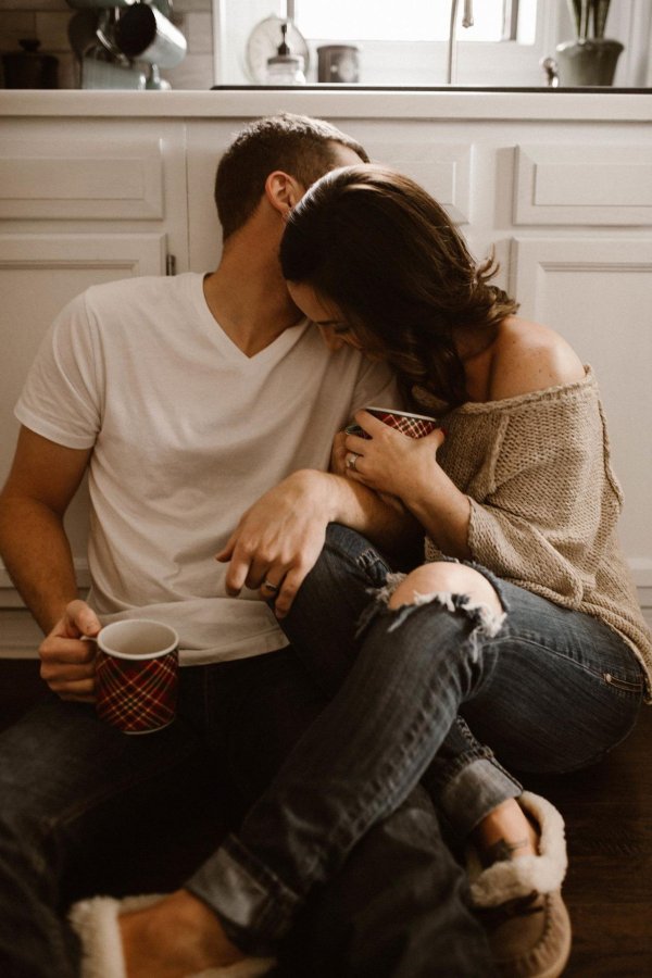 домашняя фотосессия пары