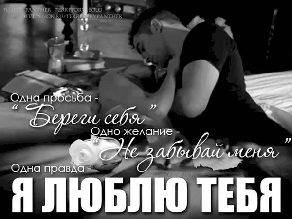 Я тебя очень сильно люблю мужчине
