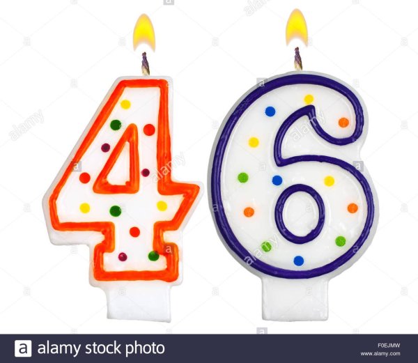 свечки цифры