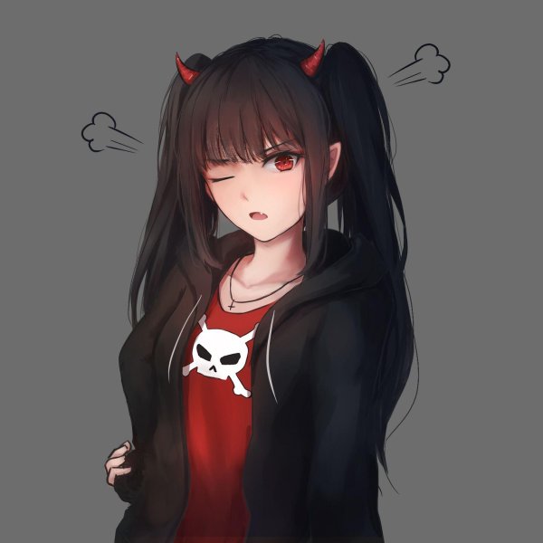 аниме пацанка демон