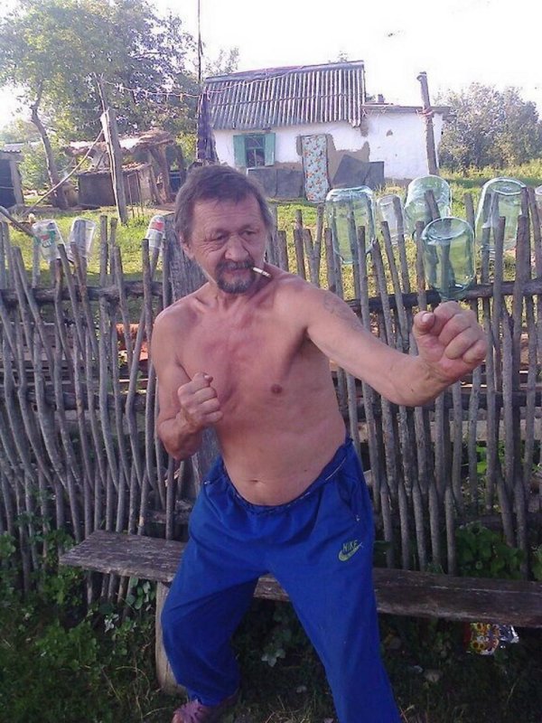 деревенские алкаши