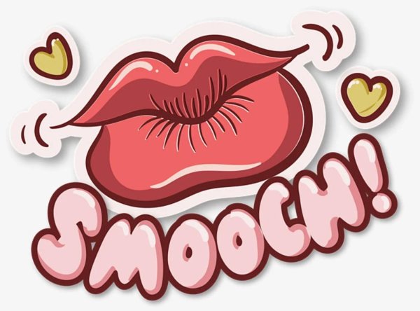 поцелуйчики стикеры