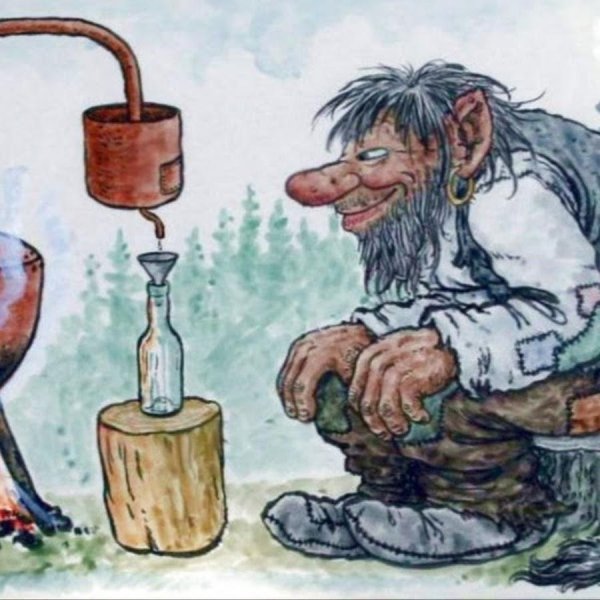 веселый самогонщик