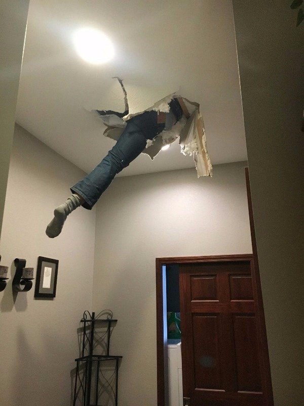 прикольный потолок