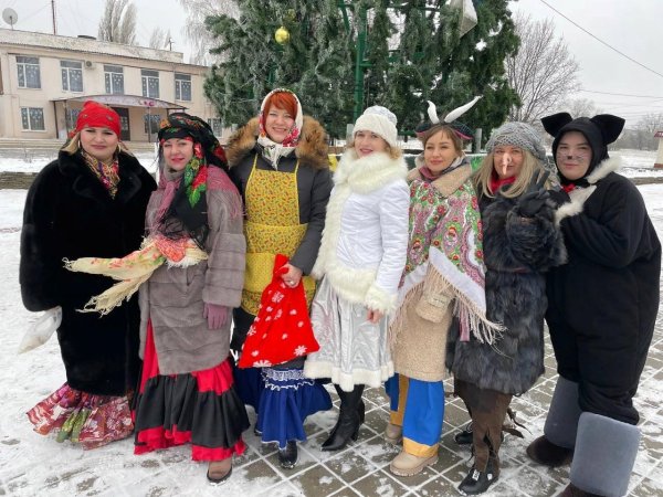 дети колядуют