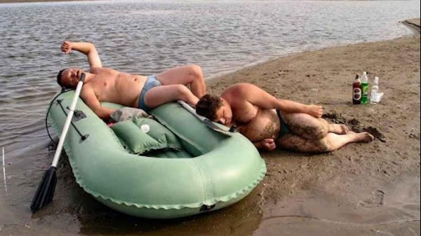 пьяные рыбаки