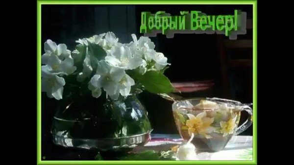 Добрый вечер женщине мерцающие
