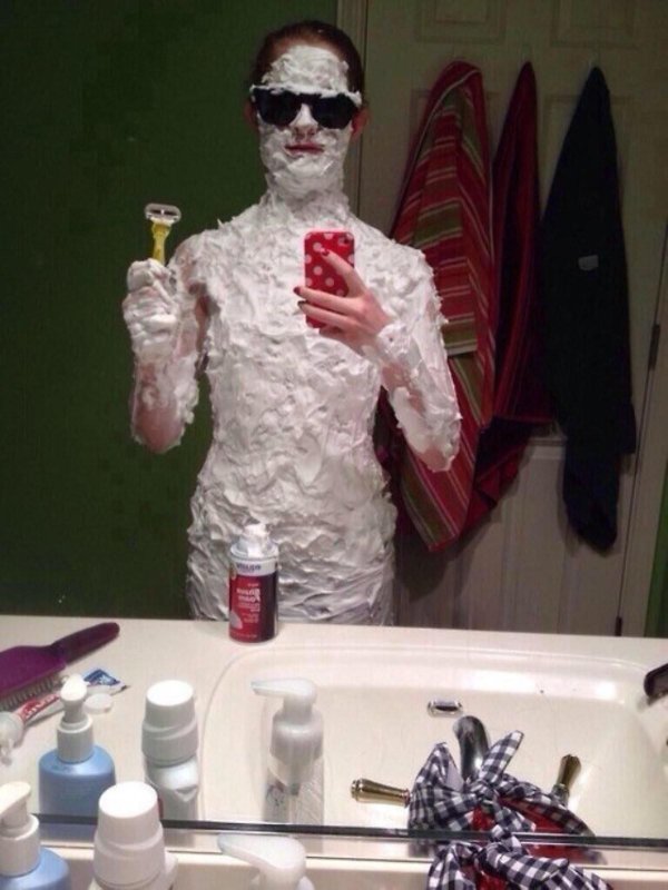 странные селфи