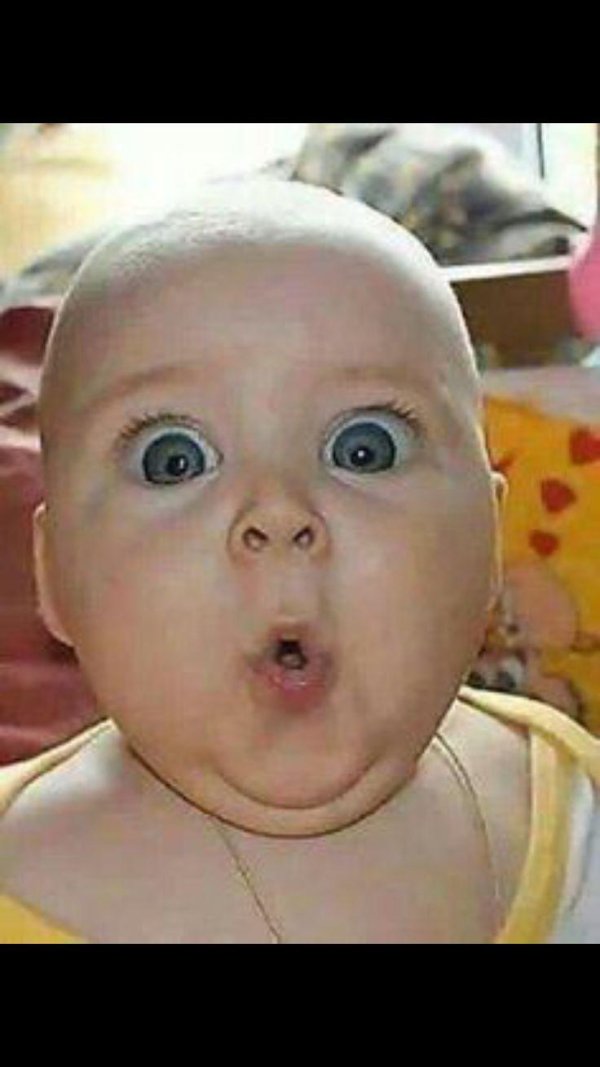 удивление ребенка