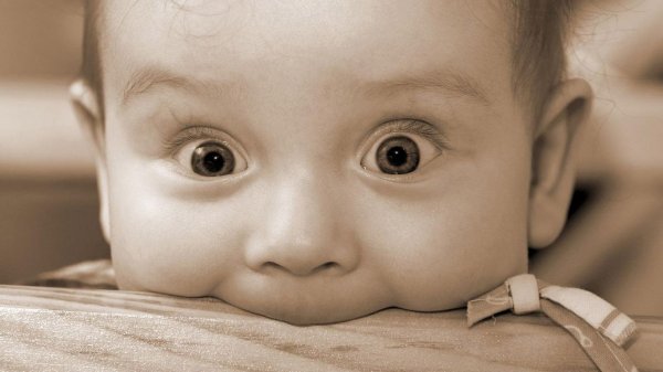 удивление ребенка