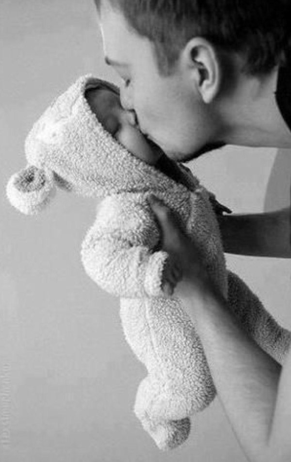 baby and father photo