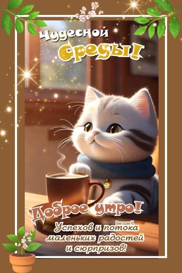 доброго утра среды прикольные