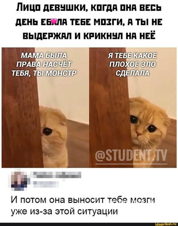 Про вынос мозга мужчине