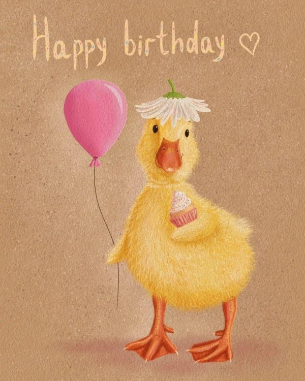 happy birthday duck