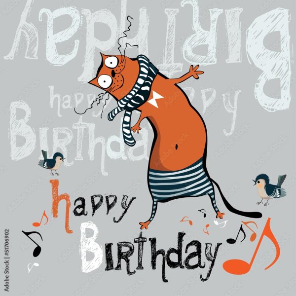 прикольные открытки happy birthday