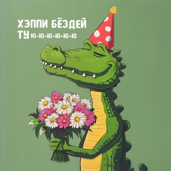 крокодил мультяшный