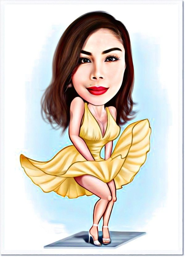 шарж принцесса