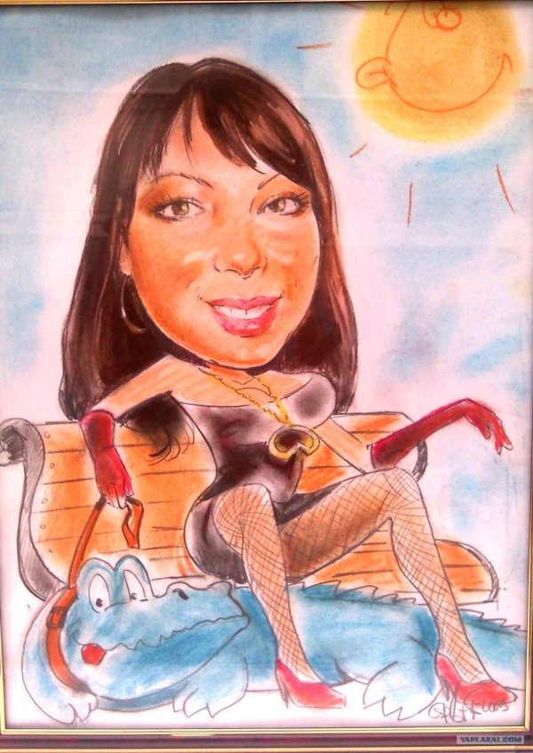 дружеские шаржи