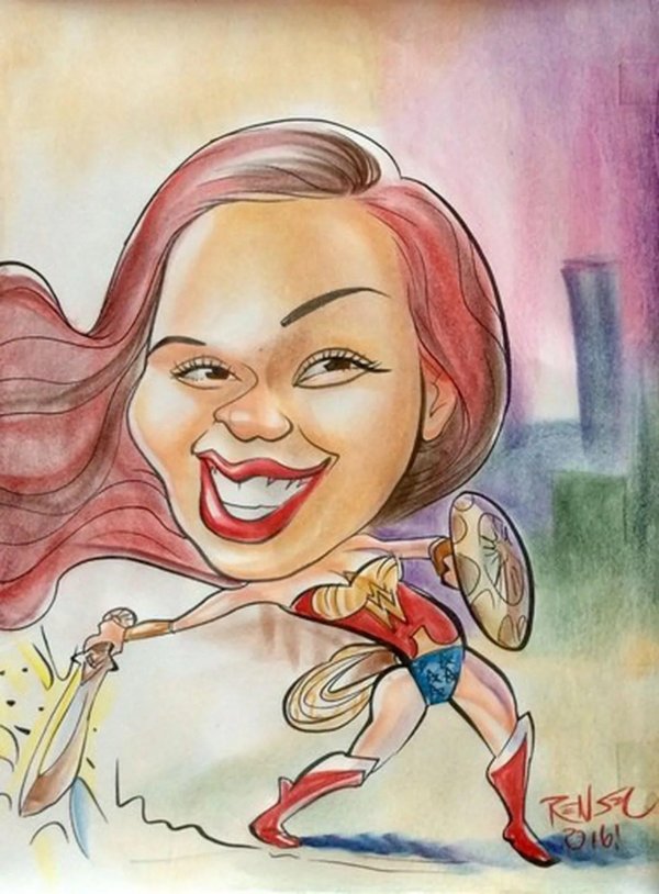 шарж лара малер