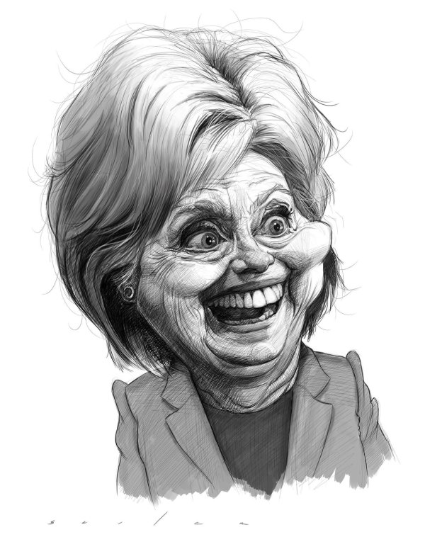 хиллари клинтон карикатуры