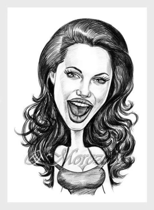 анджелина джоли портрет