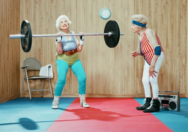 спортивная старушка