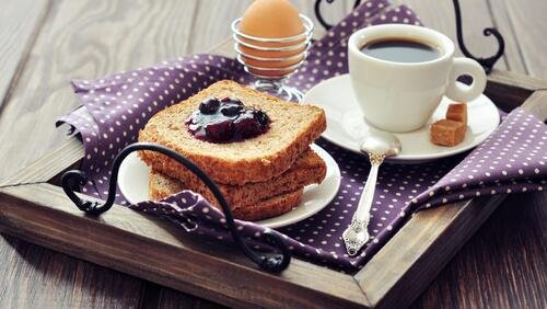 кофе завтрак