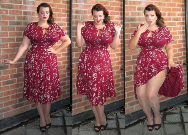 plus size джорджина хорн