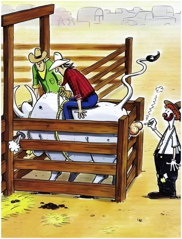 ковбой карикатура