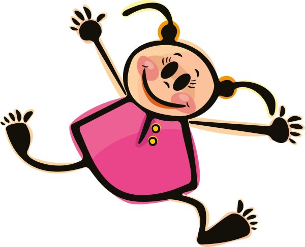 веселый человек рисунок