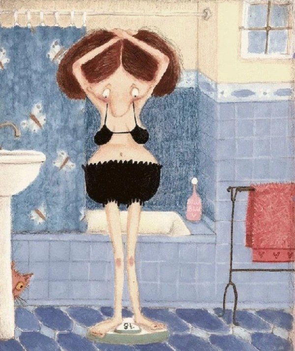 девушка иллюстрация