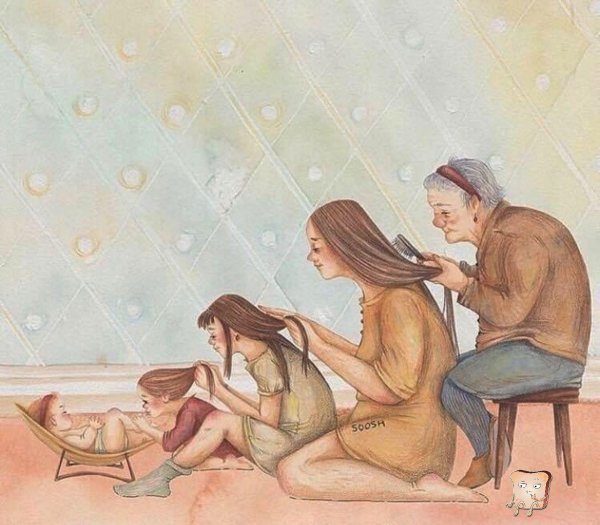 открытка многодетной маме