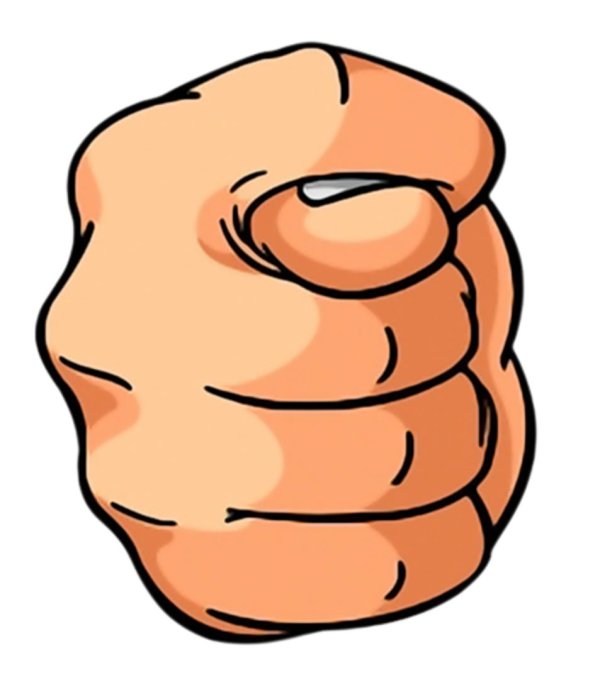 кукиш рисунок