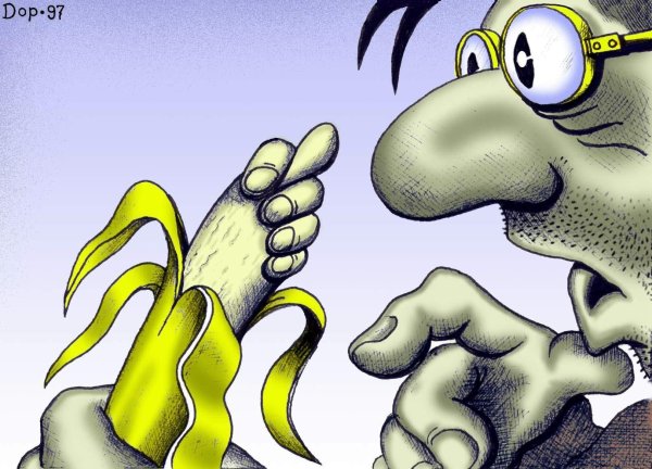 банан мультяшная