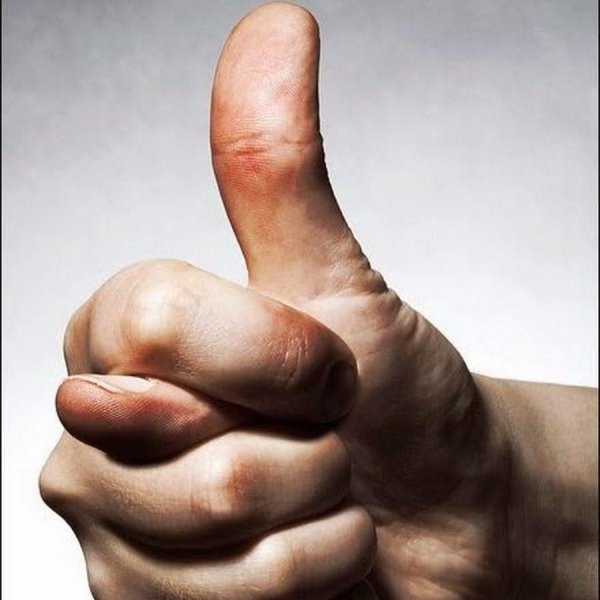 палец большой