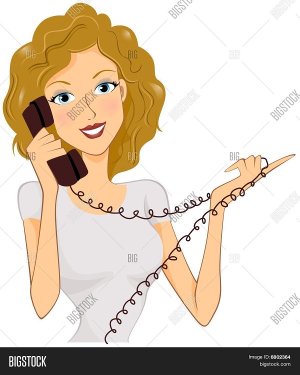 телефонный разговор рисунок