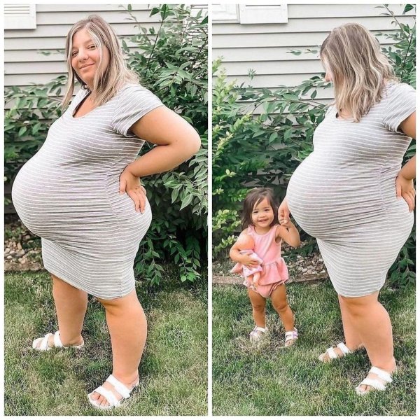 гигантские животы беременных