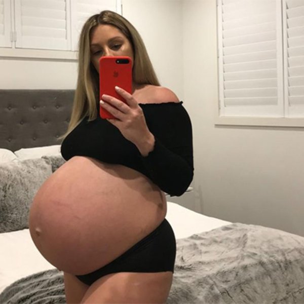 прегнант биг белли селфиaj applegate pregnant