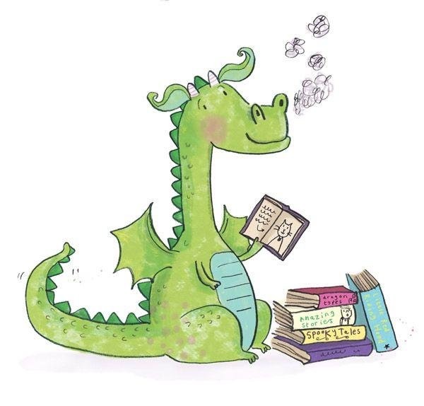 рисунок дракона детский