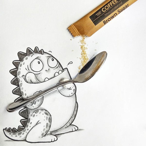 срисовки прикольные