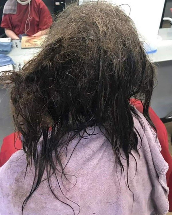 неудачная химическая завивка