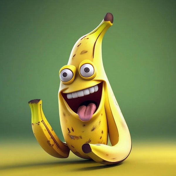 веселый банан