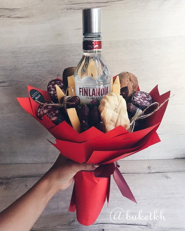 мужской съедобный букет