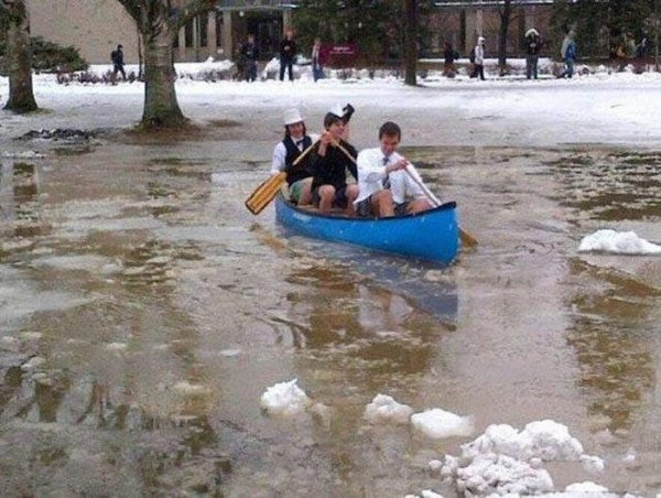 катание на лодках