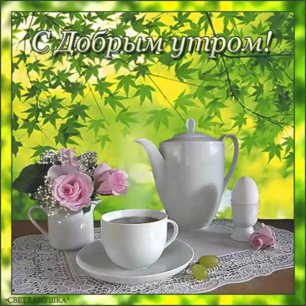 стильные пожелания с добрым утром