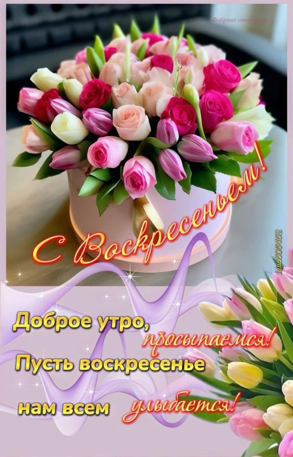 с воскресеньем доброе