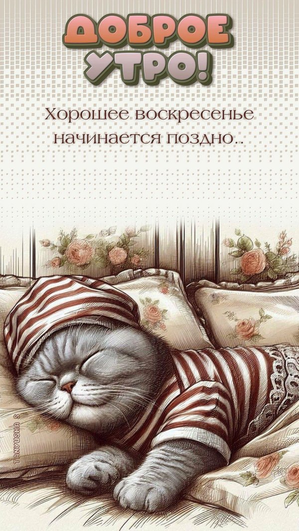 открытка воскресенье