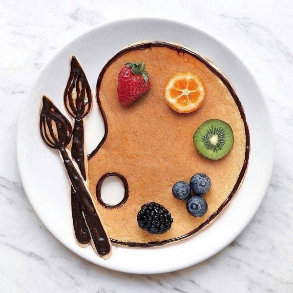 креативные блинчики