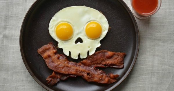 форма для яичницы череп